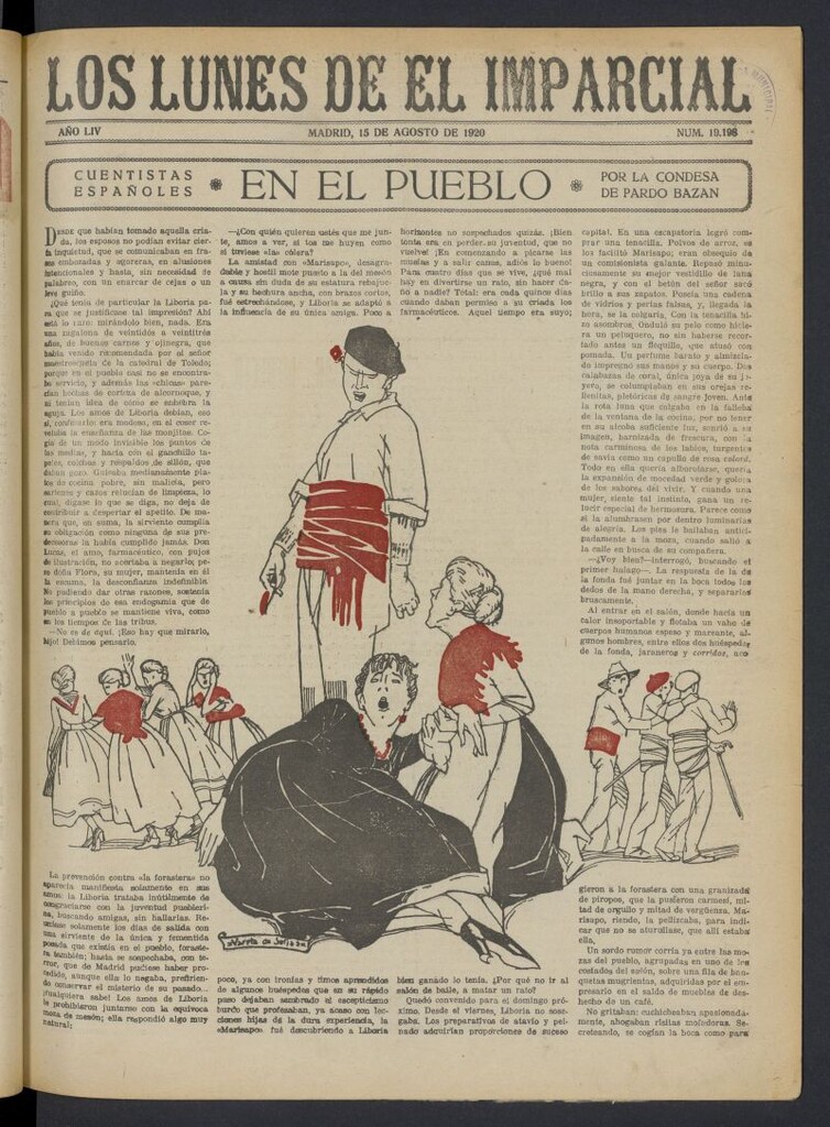 Miniatura de Los Lunes del Imparcial del 15 de agosto de 1920, nº 19.198