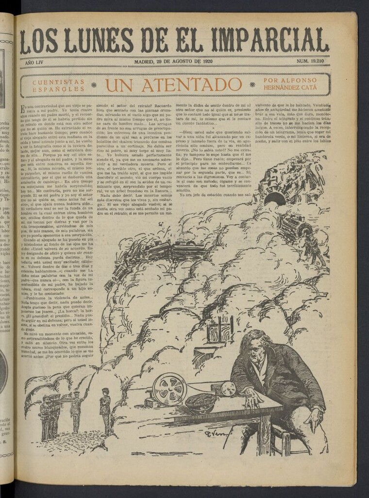 Miniatura de Los Lunes del Imparcial del 29 de agosto de 1920, nº 19.210
