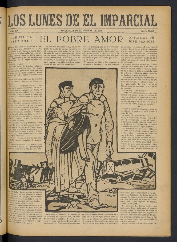Miniatura de Los Lunes del Imparcial del 14 de noviembre de 1920, nº 19.276