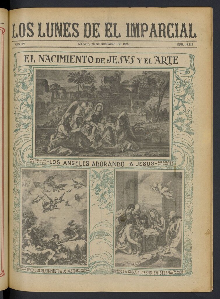 Miniatura de Los Lunes del Imparcial del 26 de diciembre de 1920, nº 19.312
