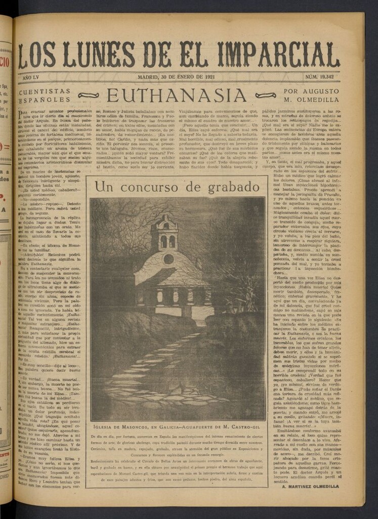 Miniatura de Los Lunes del Imparcial del 30 de enero de 1921, nº 19.342
