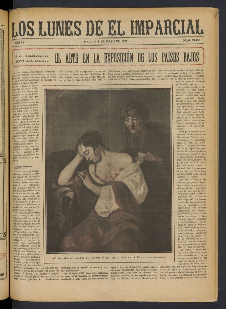Miniatura de Los Lunes del Imparcial del 8 de mayo de 1921, nº 19.426