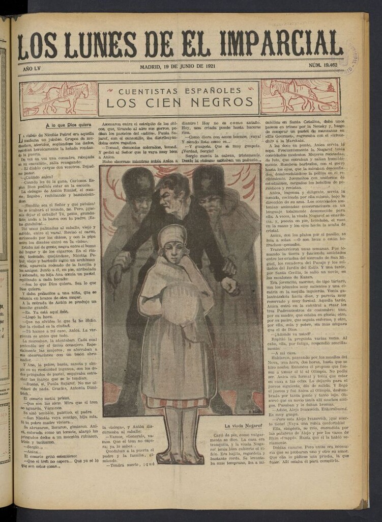 Miniatura de Los Lunes del Imparcial del 19 de junio de 1921, nº 19.462