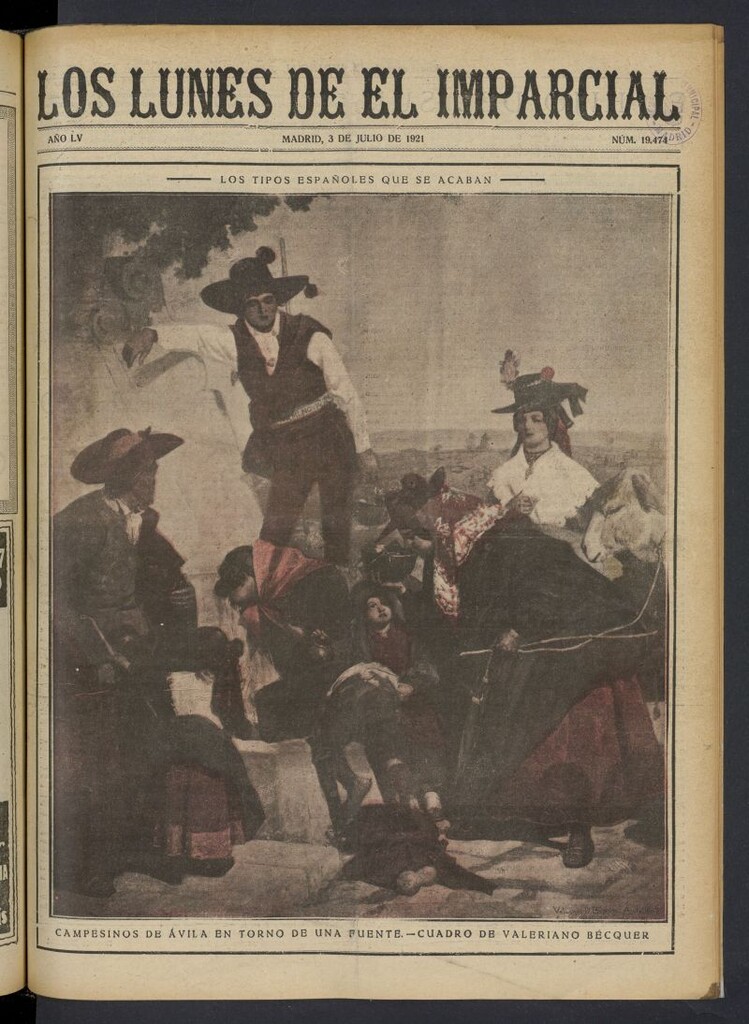 Miniatura de Los Lunes del Imparcial del 3 de julio de 1921, nº 19.474