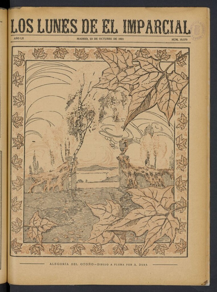 Miniatura de Los Lunes del Imparcial del 23 de octubre de 1921, nº 19.570