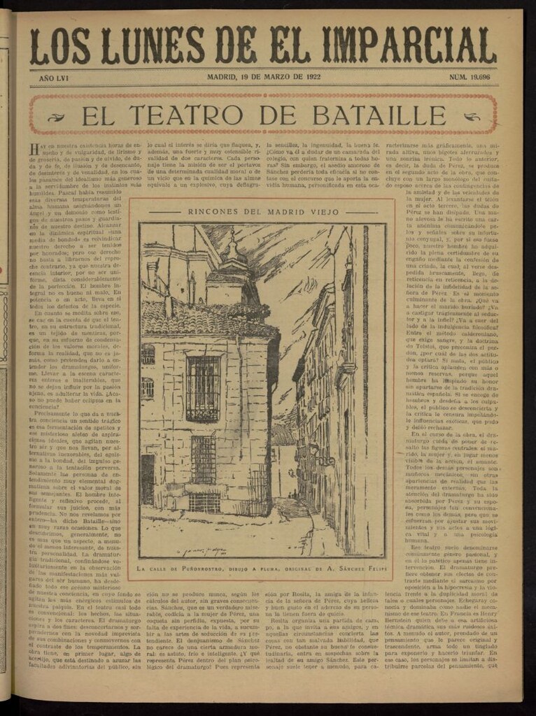 Miniatura de Los Lunes del Imparcial del 19 de marzo de 1922, nº 19.696