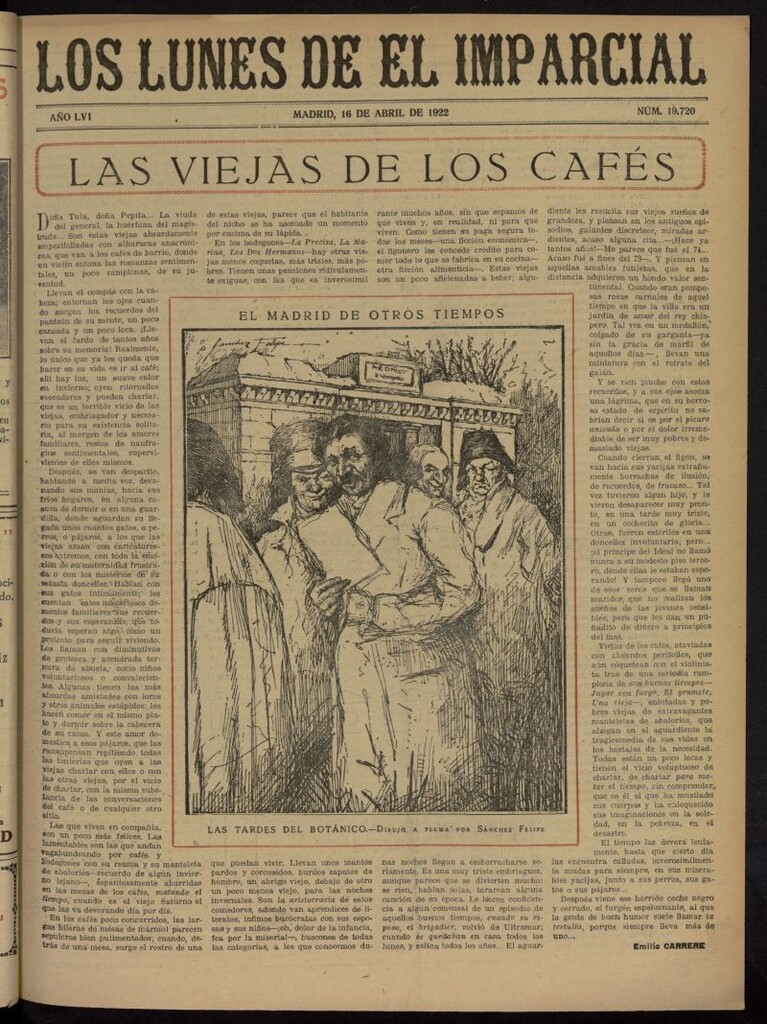 Miniatura de Los Lunes del Imparcial del 16 de abril de 1922, nº 19.720