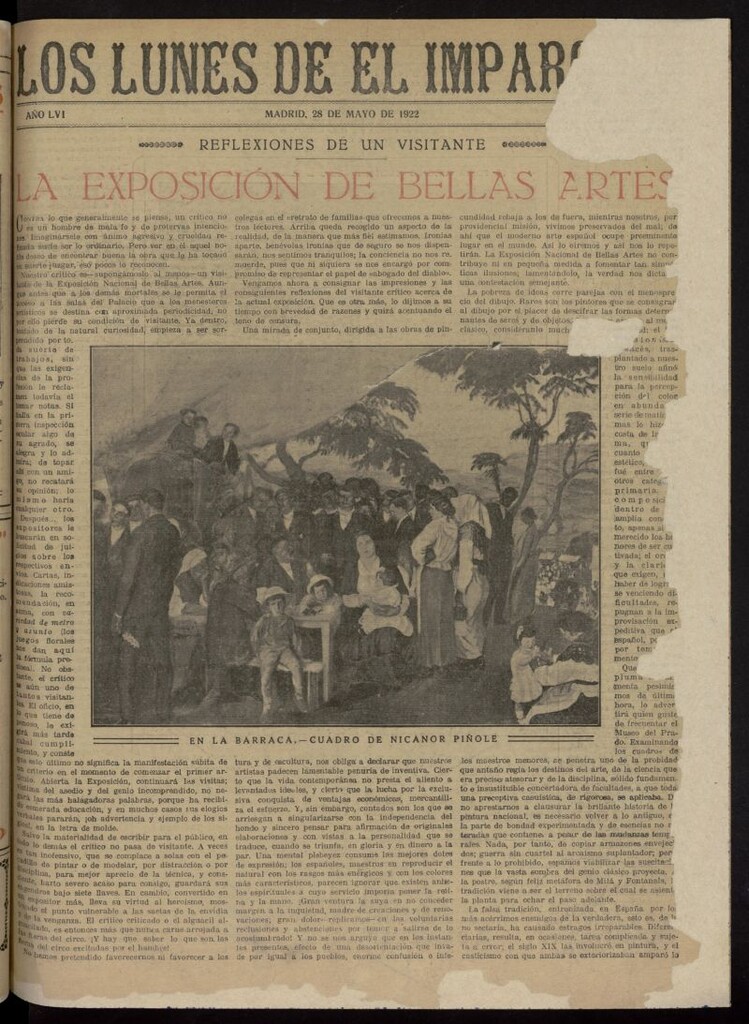 Miniatura de Los Lunes del Imparcial del 28 de mayo de 1922, nº 19.756