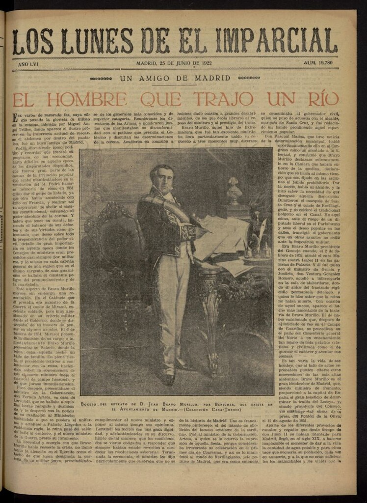 Miniatura de Los Lunes del Imparcial del 25 de junio de 1922, nº 19.780