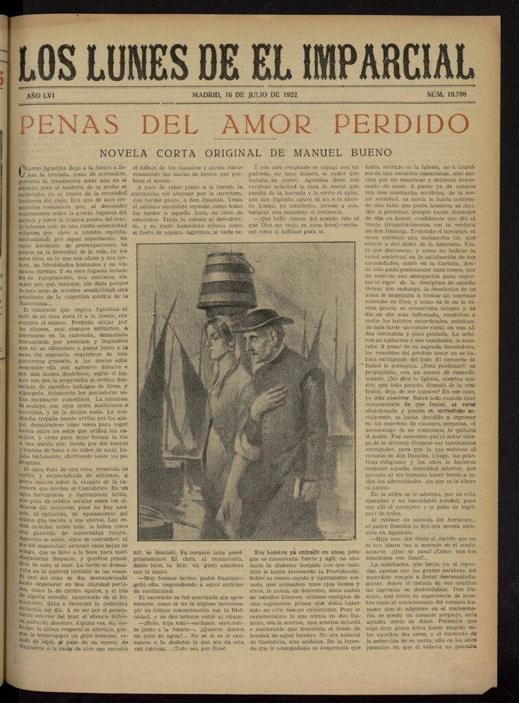 Miniatura de Los Lunes del Imparcial del 16 de julio de 1922, nº 19.798
