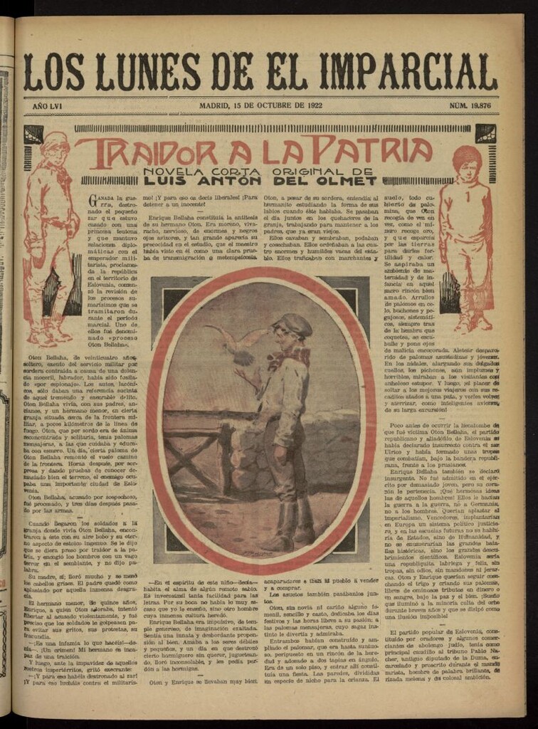 Miniatura de Los Lunes del Imparcial del 15 de octubre de 1922, nº 19.876