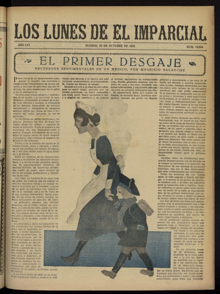 Miniatura de Los Lunes del Imparcial del 29 de octubre de 1922, nº 19.888