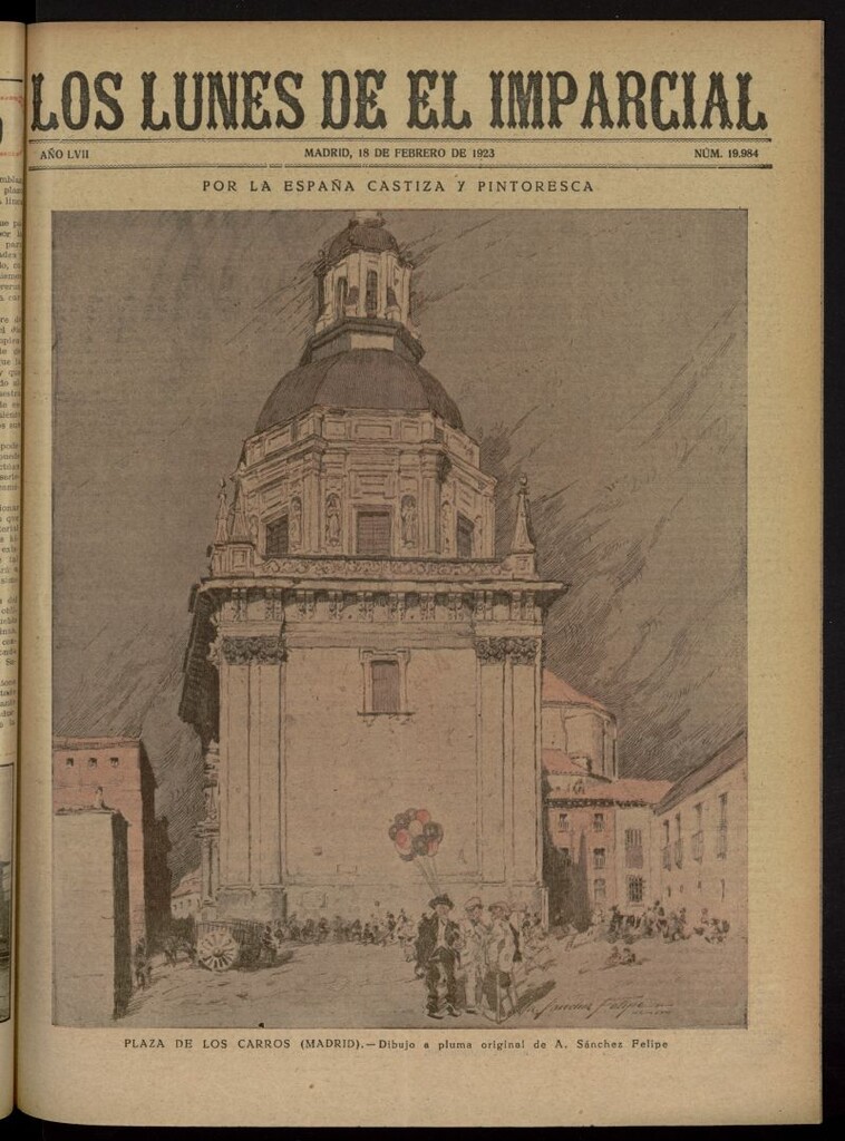 Miniatura de Los Lunes del Imparcial del 18 de febrero de 1923, nº 19.984