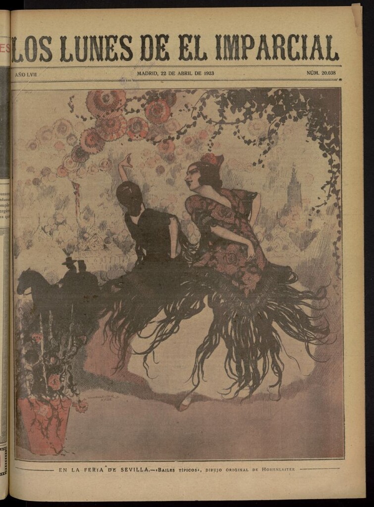 Miniatura de Los Lunes del Imparcial del 22 de abril de 1923, nº 20.038