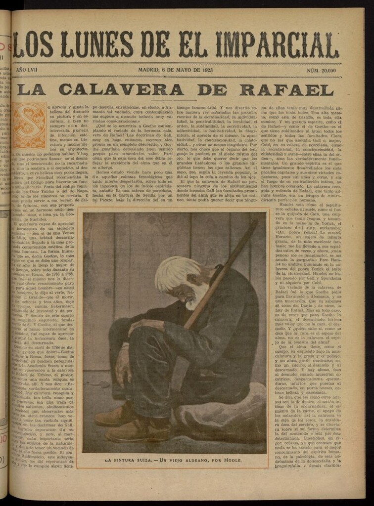 Miniatura de Los Lunes del Imparcial del 6 de mayo de 1923, nº 20.050