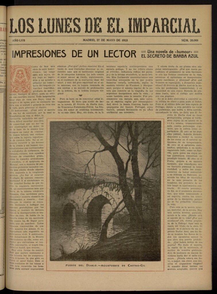 Miniatura de Los Lunes del Imparcial del 27 de mayo de 1923, nº 20.068
