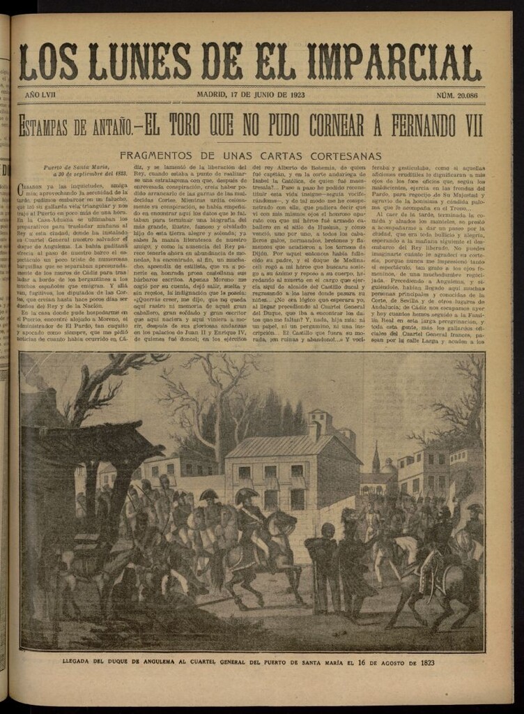 Miniatura de Los Lunes del Imparcial del 17 de junio de 1923, nº 20.086