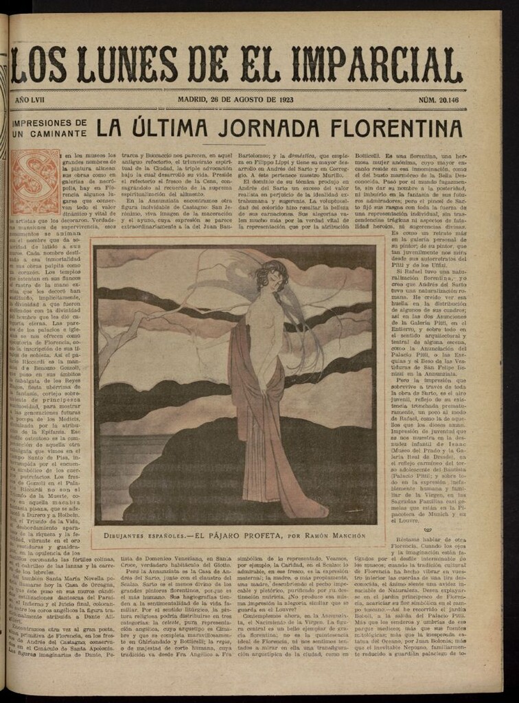 Miniatura de Los Lunes del Imparcial del 26 de agosto de 1923, nº 20.146