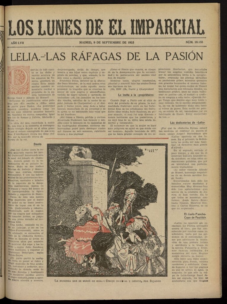Miniatura de Los Lunes del Imparcial del 9 de septiembre de 1923, nº 20.158