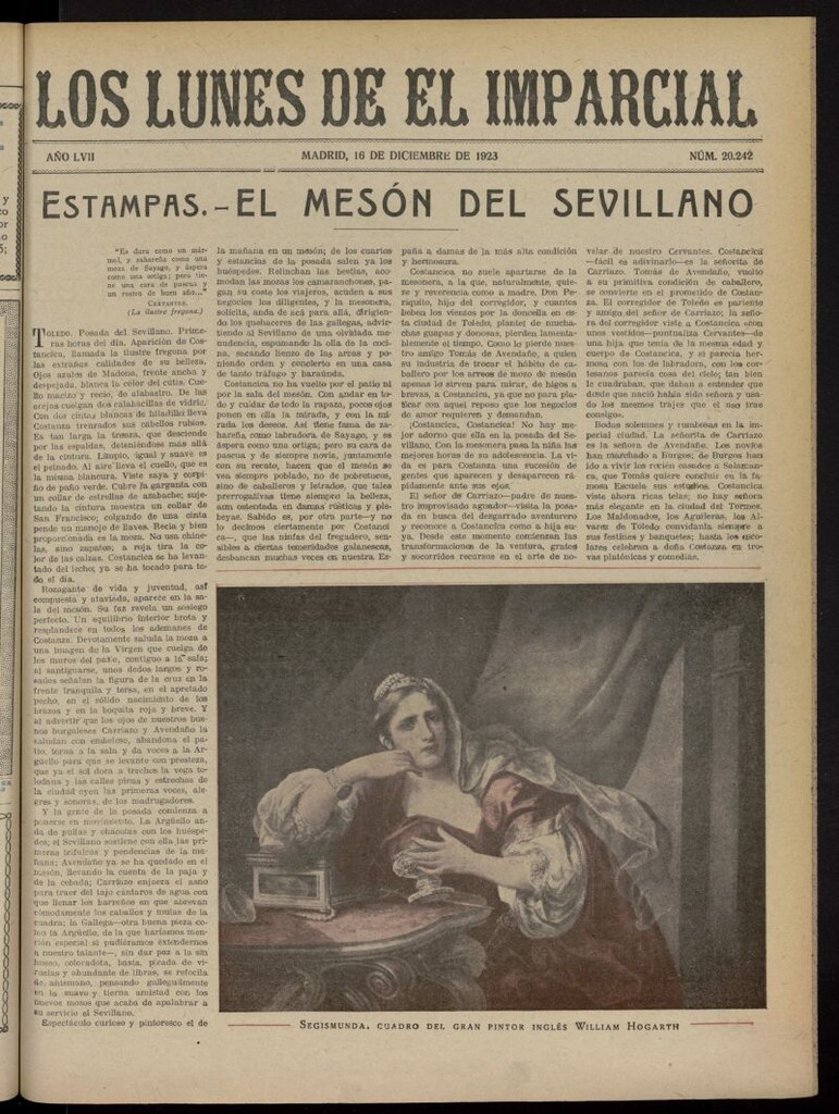 Miniatura de Los Lunes del Imparcial del 16 de diciembre de 1923, nº 20.242