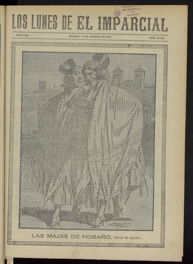 Miniatura de Los Lunes del Imparcial del 17 de agosto de 1924, nº 20.452
