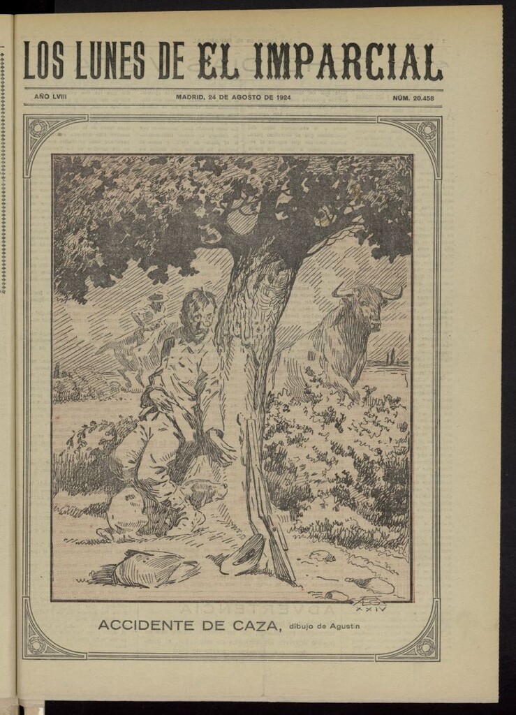 Miniatura de Los Lunes del Imparcial del 24 de agosto de 1924, nº 20.458