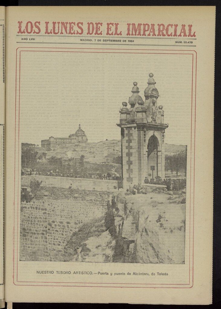 Miniatura de Los Lunes del Imparcial del 7 de septiembre de 1924, nº 20.470