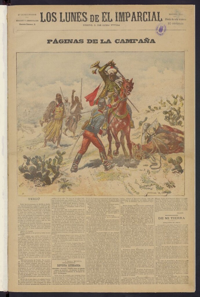 Miniatura de Los Lunes del Imparcial del 27 de noviembre de 1893