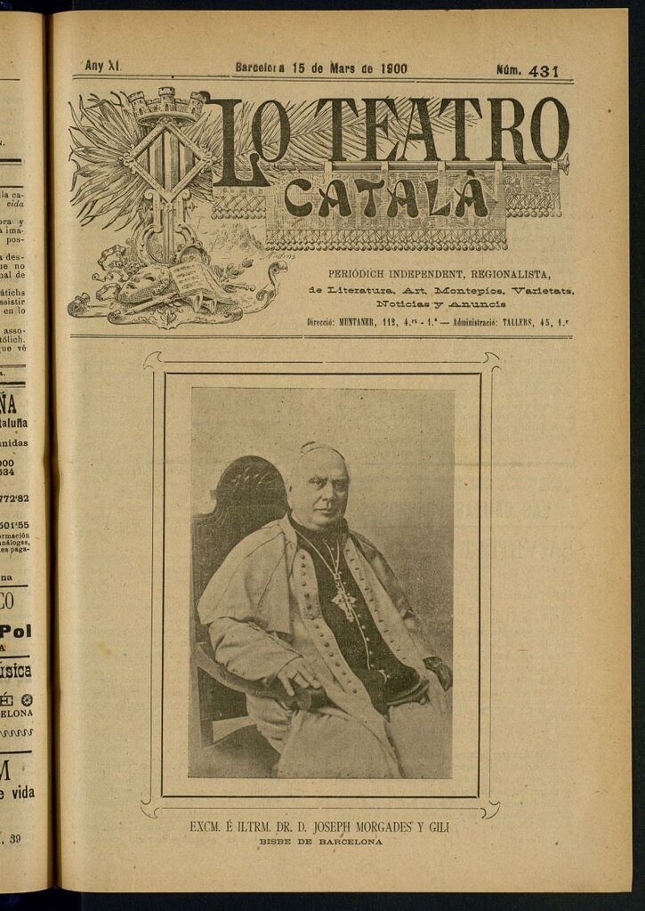 Miniatura de Lo Teatro Catalá del 15 de mars de 1900