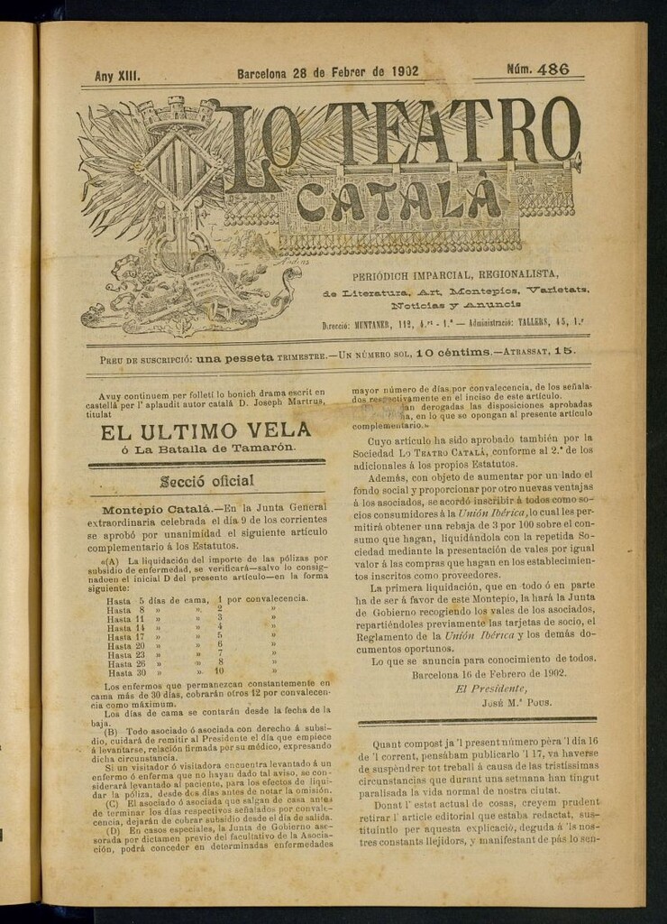 Miniatura de Lo Teatro Catalá del 28 de febrer de 1902