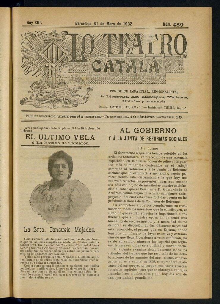Miniatura de Lo Teatro Catalá del 31 de mars de 1902