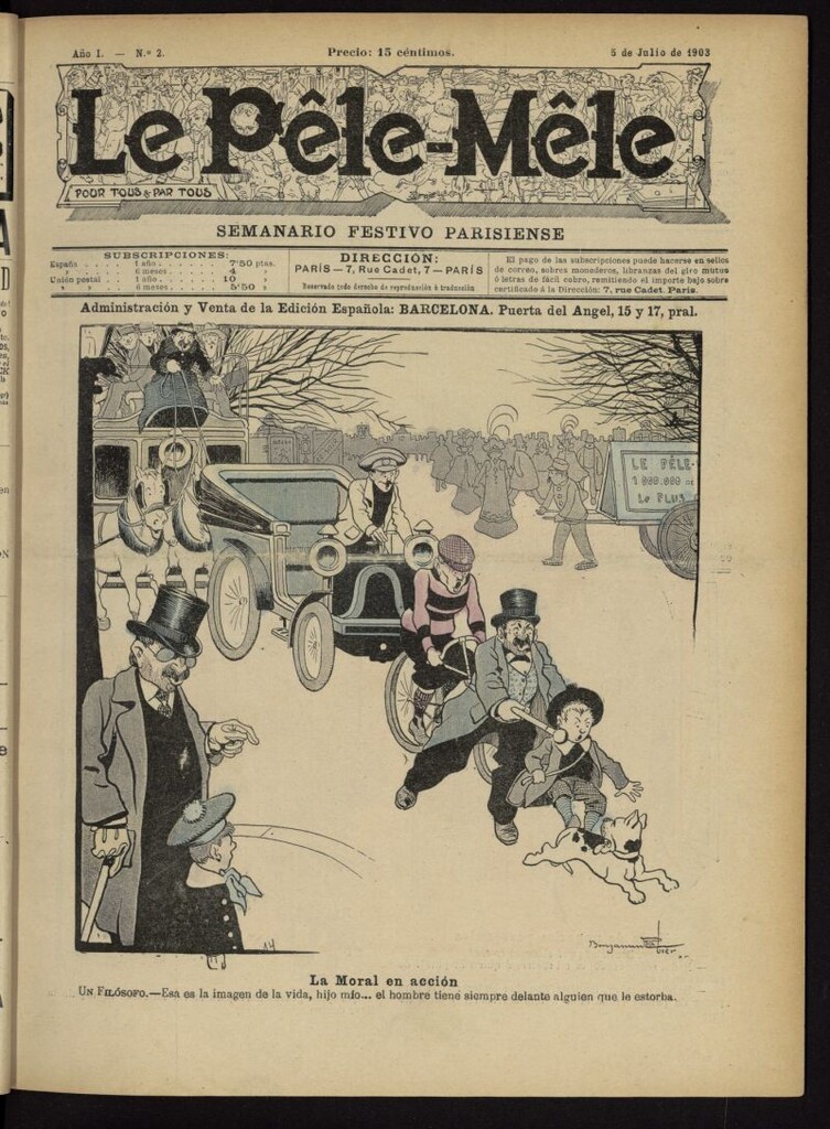 Miniatura de Le Pêle-Mêle del 5 de julio de 1903, nº 2