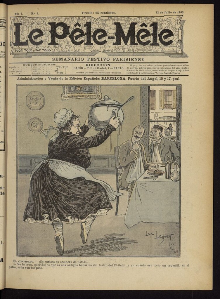 Miniatura de Le Pêle-Mêle del 12 de julio de 1903, nº 3