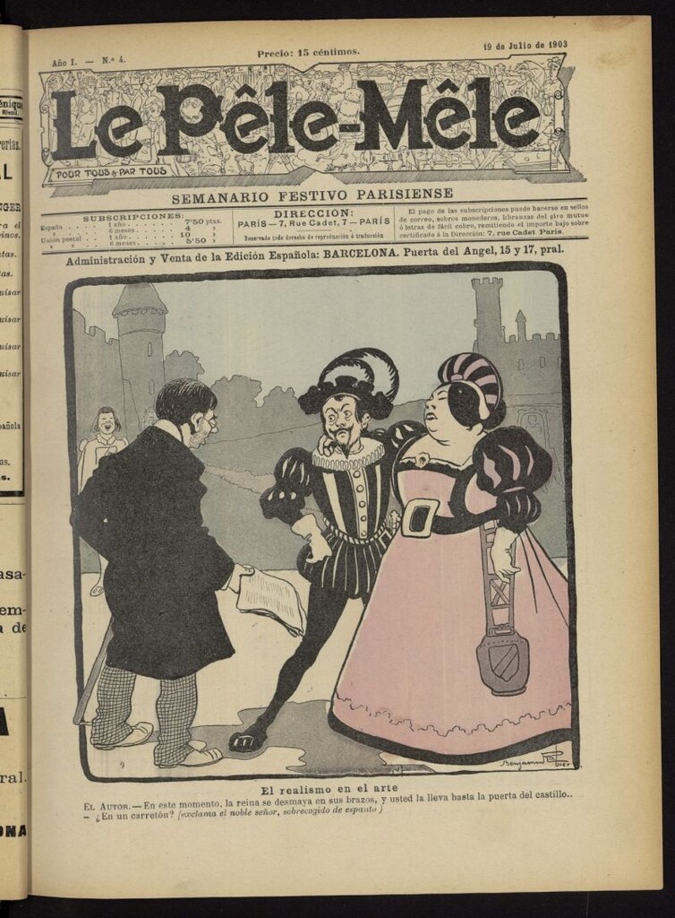 Miniatura de Le Pêle-Mêle del 19 de julio de 1903, nº 4