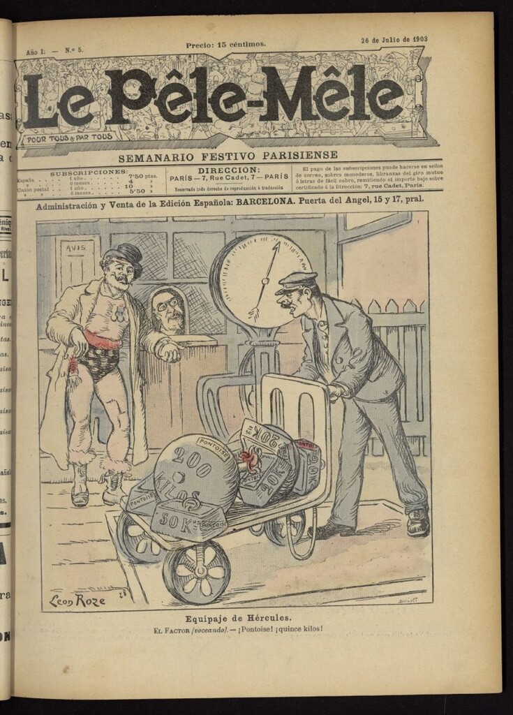 Miniatura de Le Pêle-Mêle del 26 de julio de 1903, nº 5