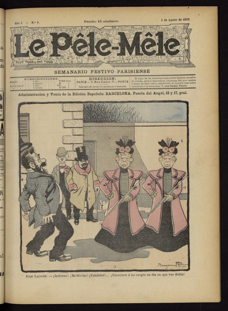 Miniatura de Le Pêle-Mêle del 2 de agosto de 1903, nº 6