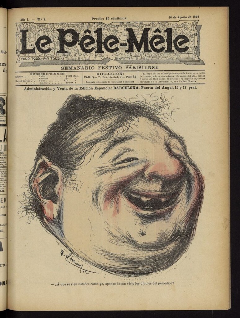 Miniatura de Le Pêle-Mêle del 16 de agosto de 1903, nº 8