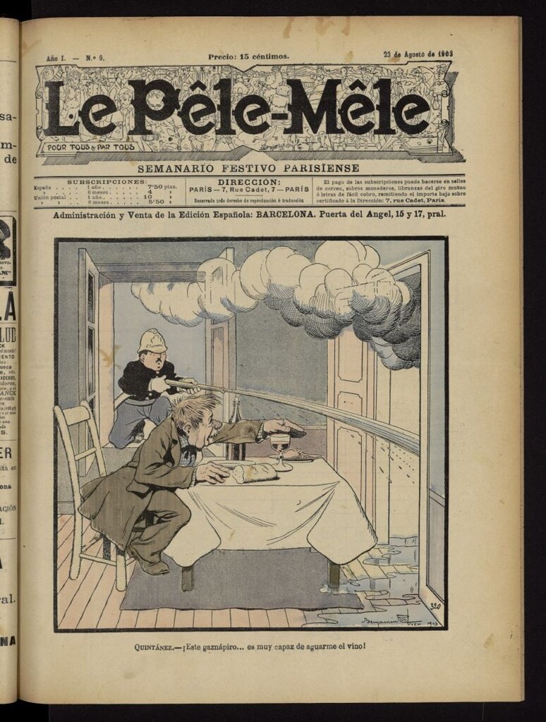 Miniatura de Le Pêle-Mêle del 23 de agosto de 1903, nº 9