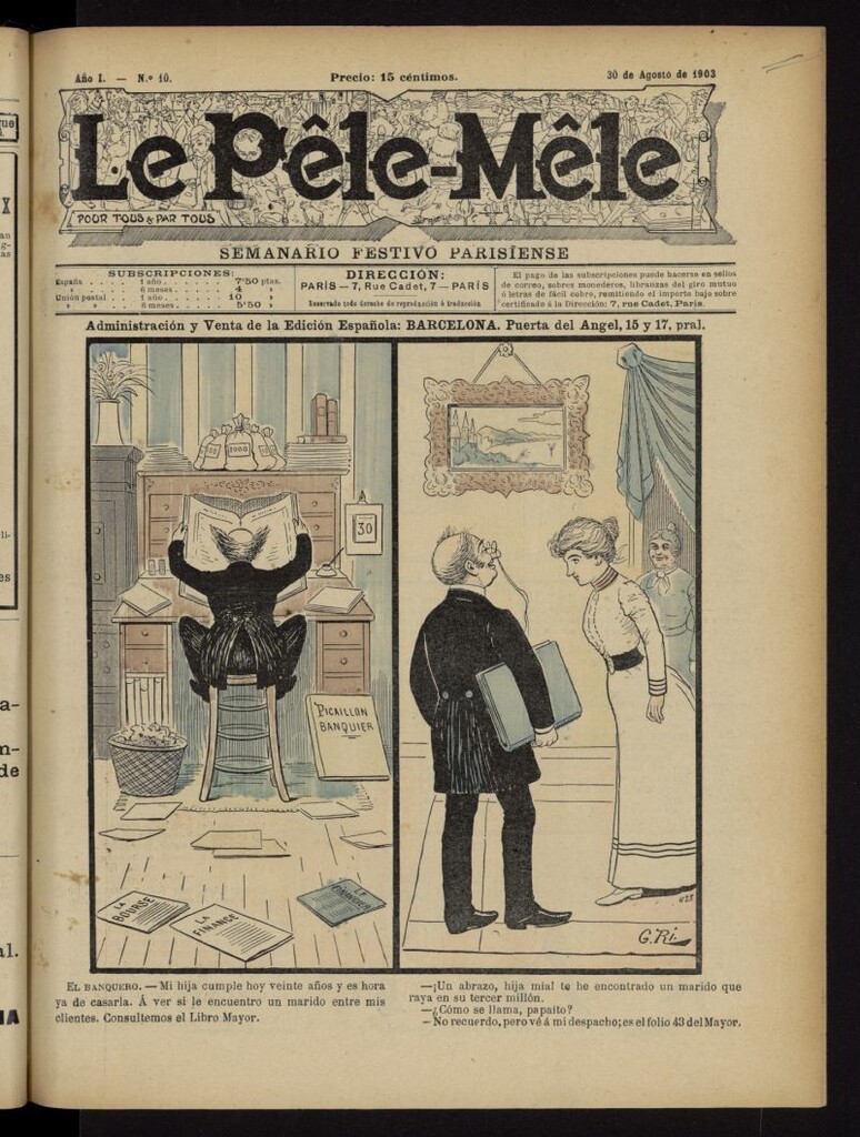 Miniatura de Le Pêle-Mêle del 30 de agosto de 1903, nº 10