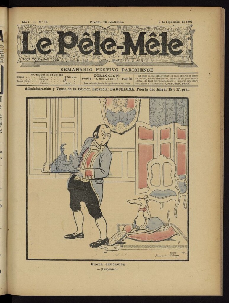 Miniatura de Le Pêle-Mêle del 6 de septiembre de 1903, nº 11