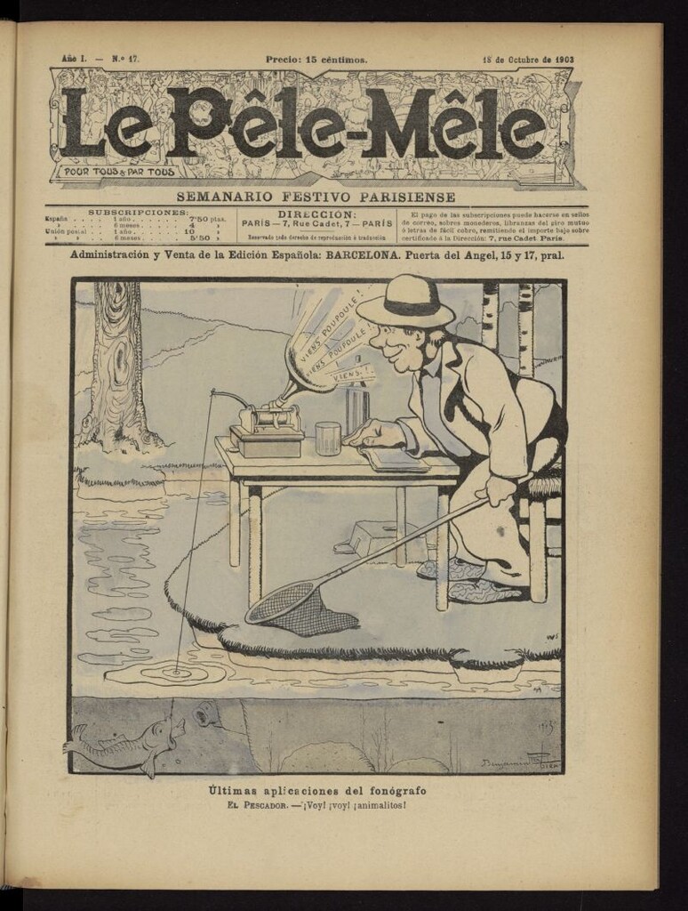 Miniatura de Le Pêle-Mêle del 18 de octubre de 1903, nº 17