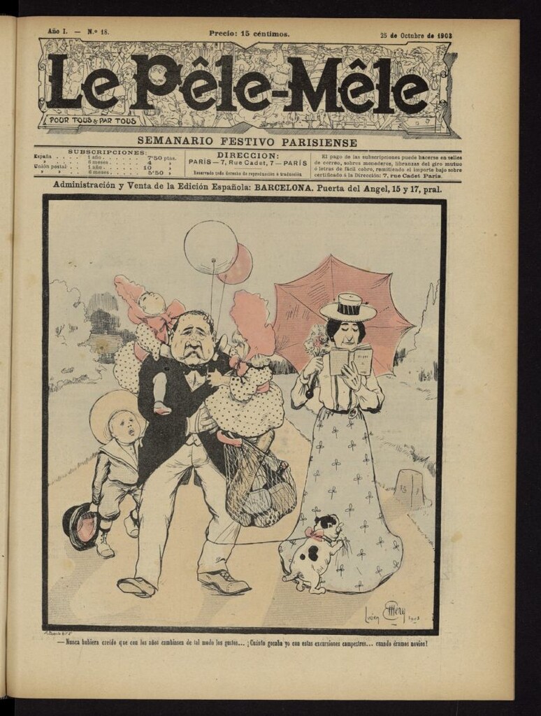 Miniatura de Le Pêle-Mêle del 25 de octubre de 1903, nº 18