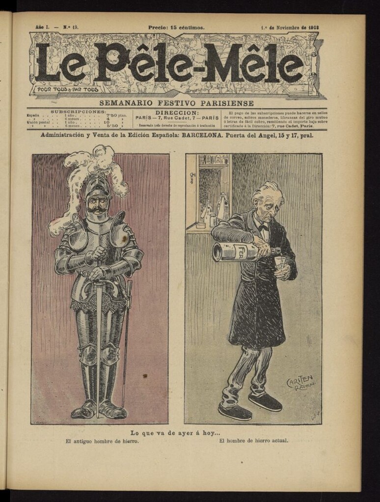 Miniatura de Le Pêle-Mêle del 1 de noviembre de 1903, nº 19