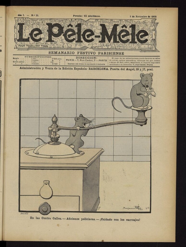 Miniatura de Le Pêle-Mêle del 8 de noviembre de 1903, nº 20