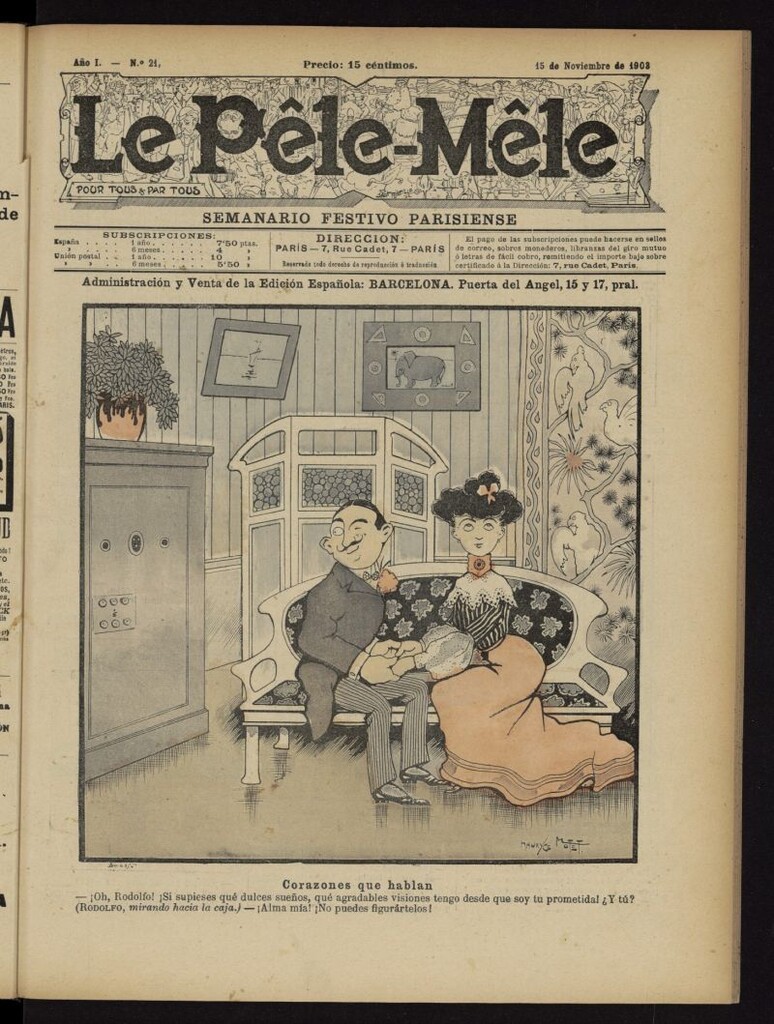 Miniatura de Le Pêle-Mêle del 15 de noviembre de 1903, nº 21