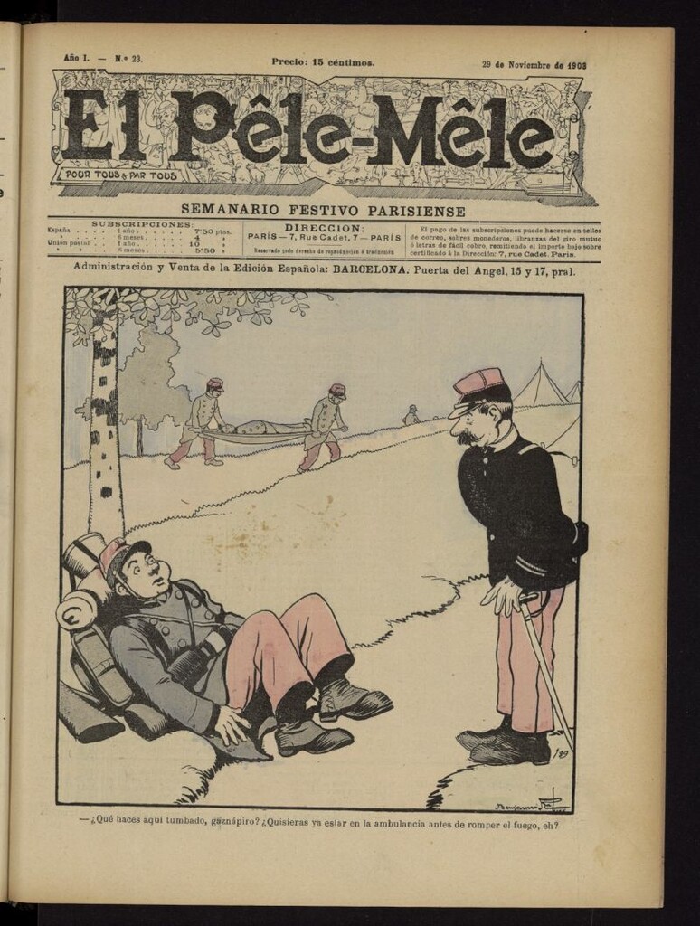 Miniatura de Le Pêle-Mêle del 29 de noviembre de 1903, nº 23