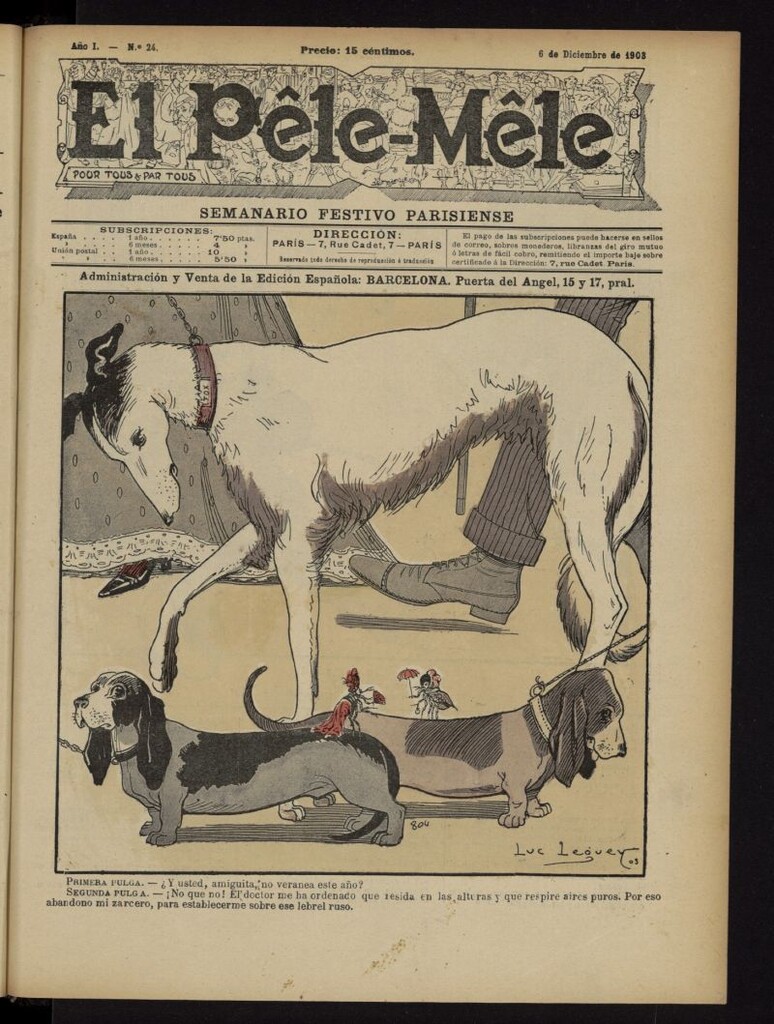 Miniatura de Le Pêle-Mêle del 6 de diciembre de 1903, nº 24