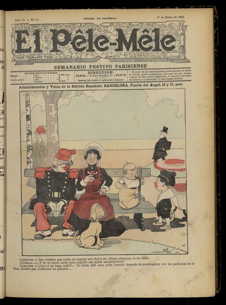 Miniatura de Le Pêle-Mêle del 17 de enero de 1904, nº 3