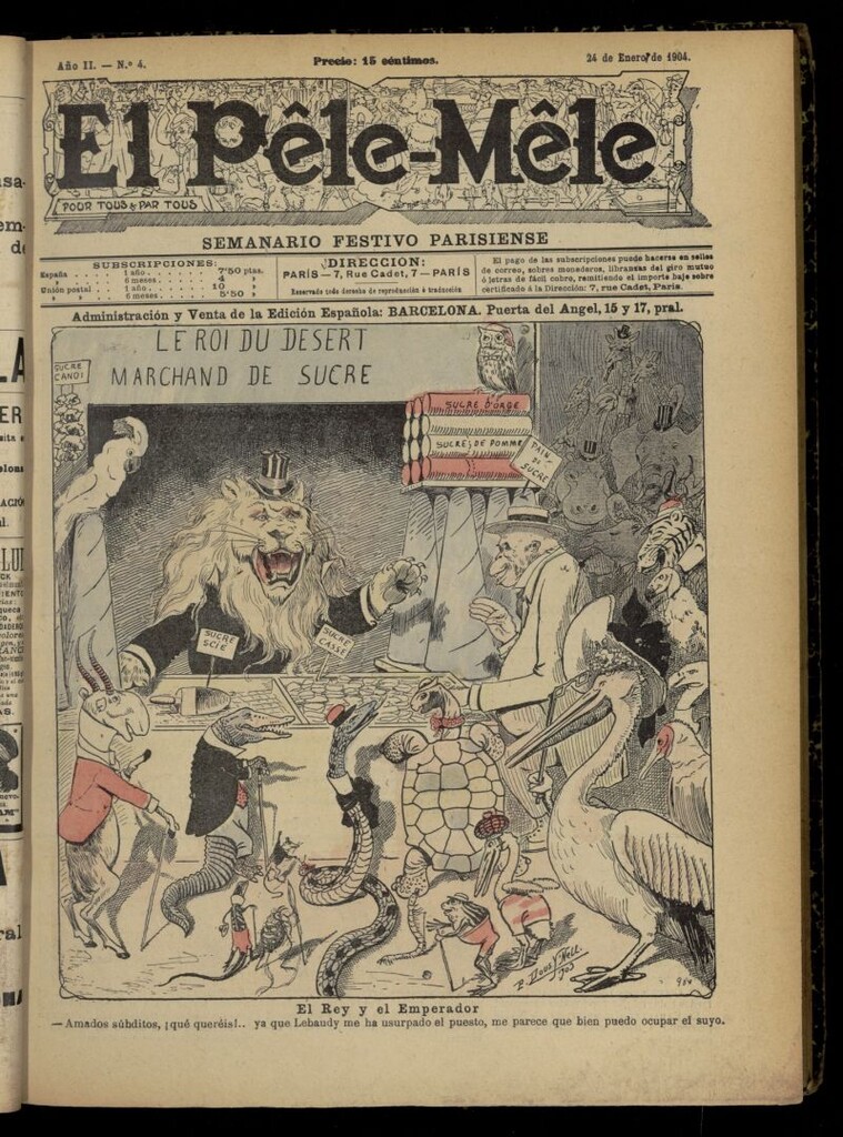 Miniatura de Le Pêle-Mêle del 24 de enero de 1904, nº 4