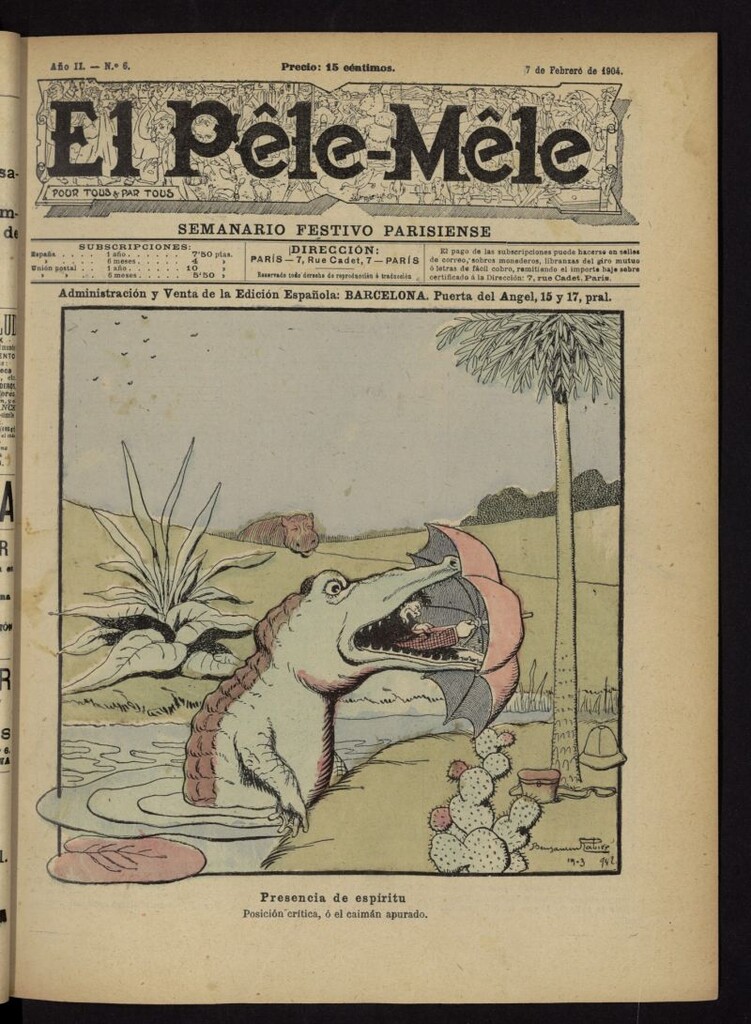 Miniatura de Le Pêle-Mêle del 7 de febrero de 1904, nº 6